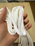 HKNS适配于阿·迪达斯耐··克ni·ke安··踏万··斯李··宁乔··丹AJ黑白鞋带 白色丨双层 140cm丨推荐7对孔 实拍图