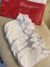 猫人【10A抑菌防臭100%纯棉袜】6双男士袜子男夏季船袜商务白色短袜男 实拍图