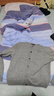 优衣库女装羊绒圆领针织短开衫479672 03 灰色 2XL 实拍图