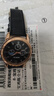 【网红爆款】商务腕表石英运动表休闲皮带男女手表 黑色 实拍图