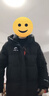 鸭鸭（YAYA）王一博同款冰壳系列户外极寒羽绒服男士新款长款情侣加厚女外套 青光黑色-YE5B000656A 2XL /185(建议175-195斤) 实拍图
