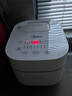 美的（Midea）电饭煲家用智能HI电饭锅2-3-4-5-6人IH电磁加热大火力快煮精钢厚釜内胆一键柴火饭3L IH饭煲白色(2-6人) 3L 实拍图