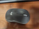 罗技（Logitech）M185鼠标 无线鼠标 办公鼠标 对称鼠标 黑色灰边 带无线2.4G接收器 实拍图