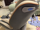 贝倍适（BAYBETSS）儿童安全座椅汽车用0-4-12岁宝宝360度旋转婴儿车载坐椅ISOFIX 米灰色【遮阳棚+上拉带+侧保护】 实拍图
