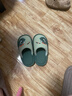 猪爸爸儿童棉麻拖鞋男童秋冬季中大童家居室内防滑女童卡通亲子棉拖绿21 实拍图