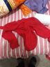 北极绒【羊毛蚕丝】马年儿童本命年保暖内衣套装红色12岁男女童秋衣秋裤 实拍图