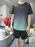 步锐特（BURUITE）运动套装男夏季健身衣服速干短袖T恤篮球羽毛球训练短裤跑步装备 实拍图