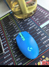 罗技（G）G304 LIGHTSPEED无线鼠标 游戏鼠标 轻质便携 鼠标宏 绝地求生FPS英雄联盟吃鸡 生日礼物 蓝色 实拍图