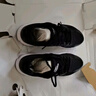 李宁（LI-NING）透气跑步鞋夏季新款轻质男鞋拼接网面软底减震耐磨休闲运动鞋 黑色/标准白(推荐) 软弹舒适 44 (280mm) 实拍图