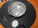 富得莱 饭菜保温板 加热菜板 暖菜板2025新款 圆形家用智能多功能带火锅电磁炉 自动恒温餐桌旋转盘神器 触控黑68cm电动旋转电磁炉火锅 实拍图
