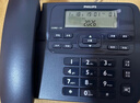 飞利浦（PHILIPS）电话机座机 固定电话 办公家用 来电显示 双接口 免电池 免提通话 CORD118深海蓝色 实拍图