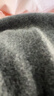 浪莎100%纯棉男士秋衣单件上衣中领保暖内衣中老年打底全棉毛衫半高领 【深灰上衣】·中领100%纯棉 XL /175 实拍图