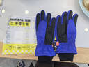牧萌儿童手套滑雪手套男童骑行防水小孩玩雪卡通保暖手套 宝蓝色 S 实拍图