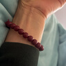 【正品】招财貔貅朱砂手串本命年转运珠手链女送老公老婆礼物 C01招财貔貅朱砂手串8MM 实拍图