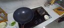 三禾炒锅无涂层铁锅不粘锅炒菜锅炒锅不锈燃气专用黑色圆底TC32T10 实拍图