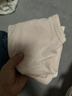 贝瑞加（Babyprints）宝宝上衣2件装纯棉婴儿半背衣A类新生儿护肚系带和尚服 粉59 实拍图