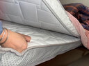 网易严选93%天然乳胶床垫床褥抗菌防螨双人床垫加厚款 180*200*7-8cm灰色 实拍图