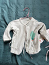 贝瑞加（Babyprints）婴儿半背衣2件装新生儿衣服纯棉长袖上衣初生宝宝四季内衣 绿59 实拍图