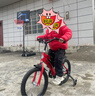 【京东物流】儿童自行车12-14-18寸童车3-5-8岁男女孩脚踏单车 16寸 标配中国红 实拍图