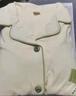 猫人睡衣女士秋季纯棉防螨抑菌【带胸垫】小清新翻领开衫家居服杏色XL 实拍图