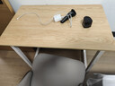 舒客艺家 电脑桌台式小户型小桌子家用学习桌写字办公书桌电竞长条桌子 木纹白架单桌80*50*74 加固电脑桌 实拍图
