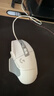 G502 X有线游戏鼠标 g502进阶有线版 全新光学机械混合微动 HERO引擎 电竞鼠标  白色 实拍图