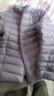 波司登（BOSIDENG）25年新款排骨条羽绒服女款90绒商场热卖同款骐骥红新年红本命年 【店长推荐】数字薰衣草6211-25-浅春色 L 170/92A 体重约120-130斤 实拍图