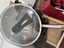 康巴赫炒锅不粘锅316L不锈钢炒菜锅32cm蜂窝平底煎炒锅电磁炉燃气灶通用 实拍图