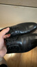 金利来（Goldlion）【新年礼物】男鞋正装鞋冬季柔软舒适加绒皮鞋502740432ALL黑43 实拍图