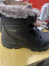全洲狼 雪地靴男冬季新款东北棉鞋男大码抗寒防水加绒保暖轻便防滑靴子 黑色棉鞋-升级版 加绒 42 (260mm) 实拍图