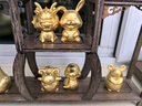 铜师傅《金韵天成十二生肖》真金鎏镀铜摆件家居装饰工艺品十二生肖之蛇 实拍图