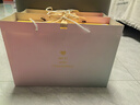 新品ins风包装袋 渐变礼品袋 服装店手提袋 纸袋 定制logo礼物袋子 064金爱心袋 （金色丝带） 大号36*25*12 实拍图