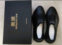 奥康（Aokang）跑步男士商务休闲运动皮鞋男黑色40码 实拍图