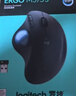 罗技（Logitech）ERGO M575 S 人体工学鼠标 轨迹球鼠标 无线蓝牙双模 办公鼠标 带无线2.4G接收器 石墨黑 实拍图