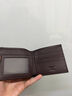 七匹狼（SEPTWOLVES）男士钱包短款真皮牛皮钱夹加厚大容量男式软皮皮夹送男友老公爸爸 丝印狼标加厚啡色3A2923021-02C 实拍图