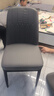 全今 椅子餐椅 家用餐椅 餐桌椅子轻奢皮革吃饭椅子 饭店靠背椅餐厅椅 【1.2MM+7CM乳胶座垫】纯灰色 实拍图