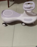 世纪宝贝（babyhood）儿童扭扭车1-6岁宝宝摇摇车大人可坐宝宝礼物玩具车 音乐款薄雾粉 实拍图