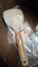 炊大皇 硅胶饭勺 木柄饭铲不易沾米饭食品级饭铲耐高温 白色 实拍图