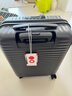 爱可乐（Echolac）前开盖行李箱可扩展拉杆箱高品质TSA旅行箱PC183F 20英寸 黑色 实拍图