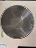 三四钢®不锈钢沥水篮304淘米神器洗菜盆沥水盆筛漏盆食品级淘米水果盆 沥水篮+实盆：22cm 实拍图