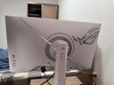 华硕ROG XG27ACMEG-W 27英寸显示器2K电竞显示器2K 240Hz超频260Hz HDR400 G-Sync 0.3ms响应 HDMI 2.1 实拍图