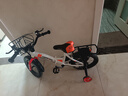 永久（FOREVER）儿童自行车男女款小孩单车可折叠脚踏车4-6-8-10岁辅助轮14寸橙色 实拍图