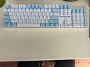 黑峡谷（Hyeku）GK715机械合金键盘有线办公游戏104键单光电竞键盘 白蓝凯华青轴ABS键帽 实拍图