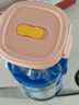 babycare婴儿辅食盒玻璃宝宝辅食保鲜工具便携防漏可蒸煮冷冻储存-粉220ml 实拍图