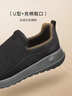 斯凯奇（Skechers）新年礼物男鞋冬季一脚蹬运动鞋百搭休闲健步鞋软底舒适布鞋54626 实拍图