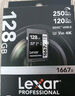 雷克沙（Lexar）128GB SD存储卡 U3 V30 佳能索尼富士尼康相机高速SD卡 读205MB/s 写140MB/s 4K超清录制 SD银卡 实拍图