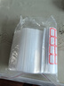 登比白边自封袋【加厚20丝】14号50*70cm/20只防水食品PE透明密封袋 实拍图