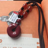 石玥珠宝高含量紫金朱砂平安扣吊坠本命年转运护身符挂件男女士款礼物中号 实拍图