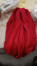 【万茜春晚同款】围巾女冬款网红披肩两用百搭加厚仿羊绒纯色围巾 红色 200克 实拍图