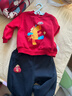 巴拉巴拉儿童卫衣长袖套装男女童装2026新款春秋季两件套拜年服加绒保暖萌 实拍图